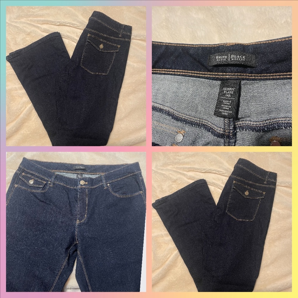 White House black market flare jeans